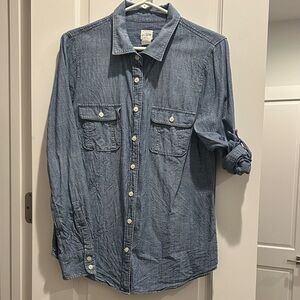 J. Crew Factory Blue Button Down Shirt